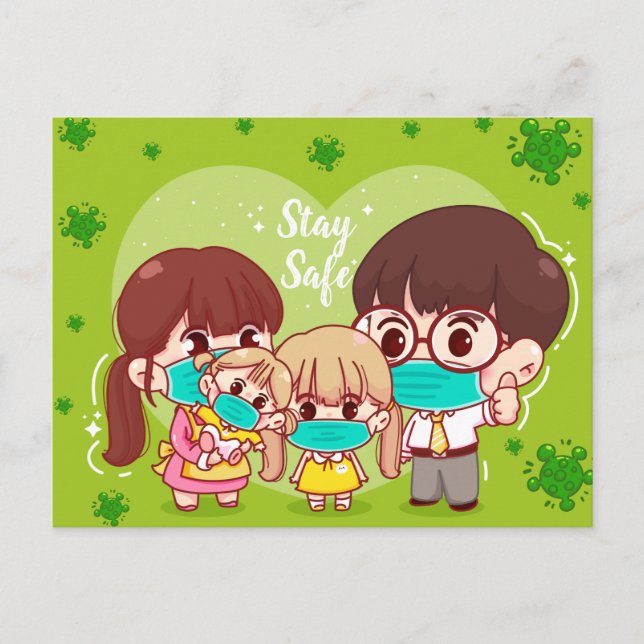 Stay Safe Postcard (Front)