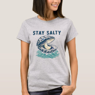 Stay Salty Minimalist Coastal T-Shirt