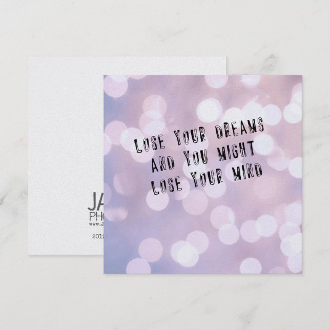 STAY SANE 5.25 x 5.25 card (Front/Back)