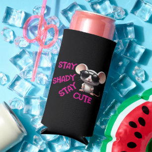 Stay Shady, Stay Cute Mouse Seltzer Can Cooler