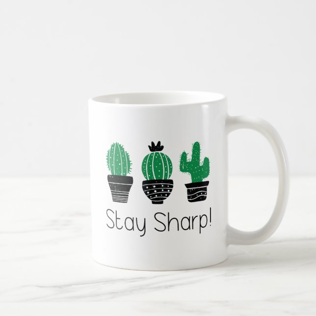 Stay Sharp Coffee Mug (Right)