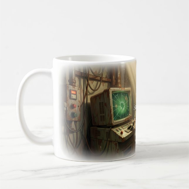 ⚡ Stay Sharp Industrial Tactical Ceramic Mug (Left)
