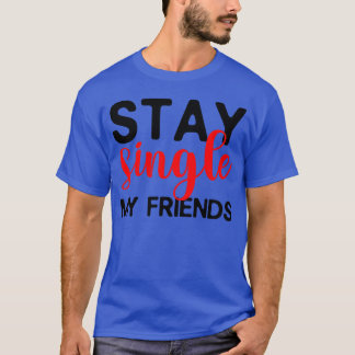 Stay Single My Friends gift friends T-Shirt