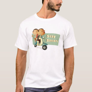 Stay Smart Scooter Monkeys T-Shirt
