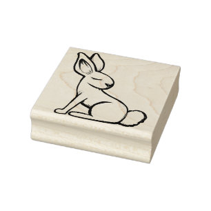 Stay Soft Spring Bunny Rabbit                      Rubber Stamp