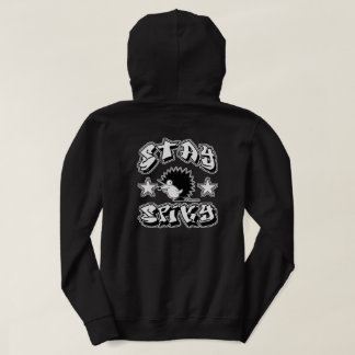 Stay Spiky Hedgehog – Cute Punk Style Character Hoodie
