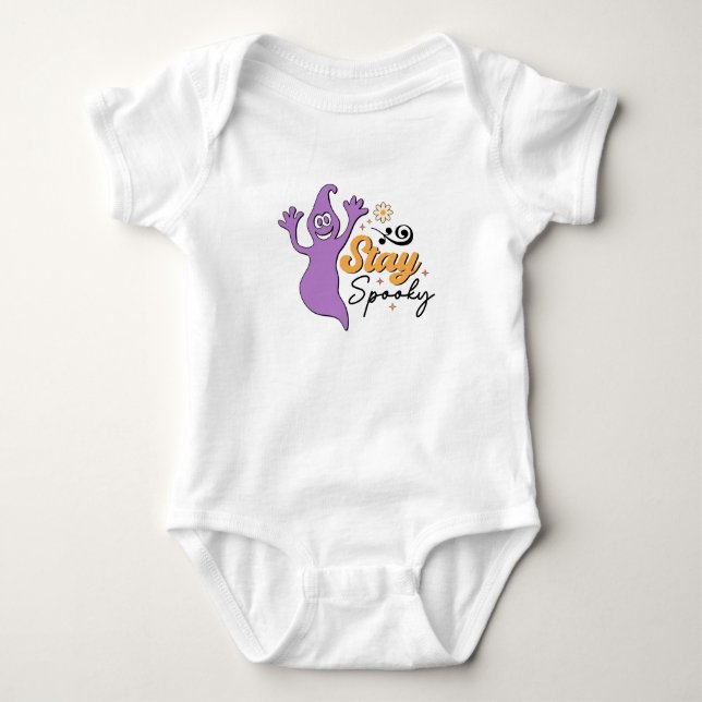 Stay Spooky Baby Bodysuit (Front)