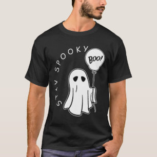 Stay Spooky Boo Cute Ghost Halloween Spooky Season T-Shirt