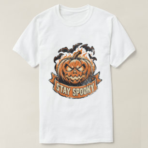 Stay Spooky Evil Jack O' Lantern Vintage Halloween T-Shirt