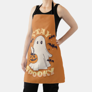 Stay Spooky Ghost Apron