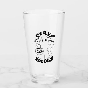 Stay Spooky Ghost Glass