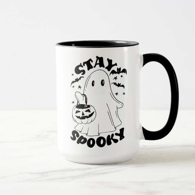 Stay Spooky Ghost Mug (Right)