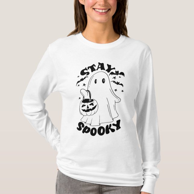 Stay Spooky Ghost T-Shirt (Front)