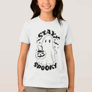 Stay Spooky Ghost Tri-Blend Shirt