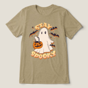 Stay Spooky Ghost Tri-Blend Shirt