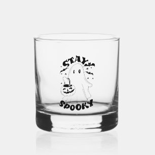 Stay Spooky Ghost Whiskey Glass