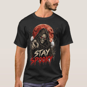 Stay Spooky Graveyard Shift Halloween T-Shirt
