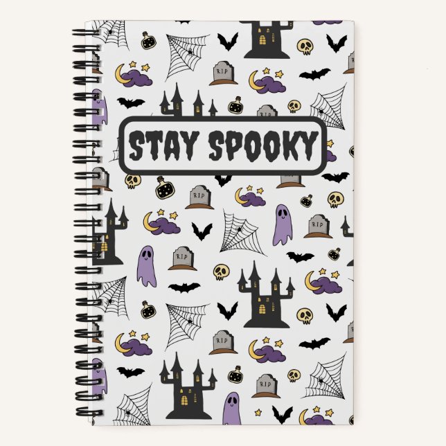 Stay Spooky Halloween  Notebook (Front)