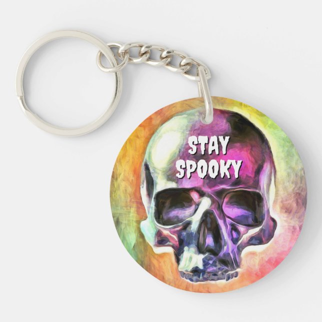 Stay Spooky. Key Ring (Front)