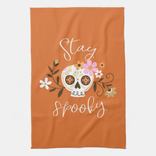Stay Spooky Tea Towel