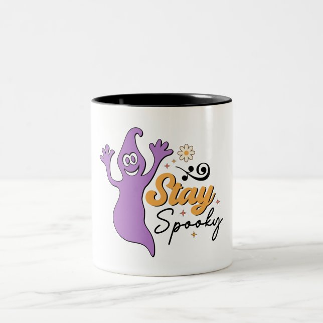 Stay Spooky Two-Tone Coffee Mug (Center)