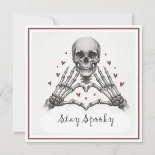 Stay Spooky Valentine Holiday Card