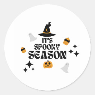 “Stay Spooky – Vintage Halloween Vibes Classic Round Sticker