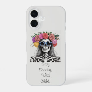 Stay Spooky Wild Child iPhone 16 Case