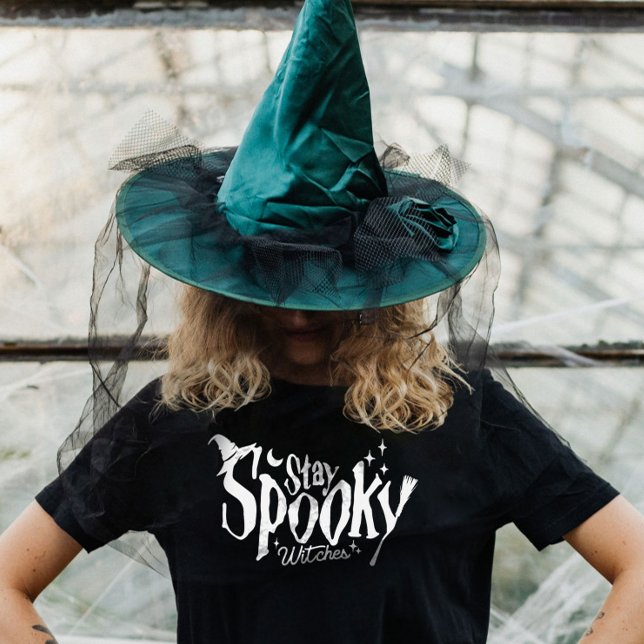 Stay Spooky Witches Witch Halloween Funny T-Shirt (Stay Spooky Witches Witch Halloween Funny T-Shirt)