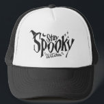 Stay Spooky Witches Witch Halloween Funny Trucker Hat<br><div class="desc">Evoke the enchantment of Halloween with our 'Stay Spooky Witches' funny t-shirts. Dive into a world of wicked humour and eerie style, as you celebrate the spookiest season. Celebrate the season with a twist of humour, making a statement that's both eerie and entertaining. A bewitching addition to your Halloween wardrobe...</div>