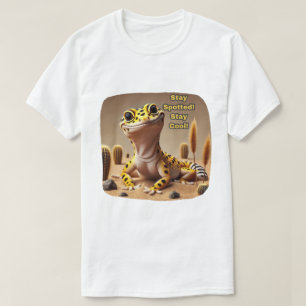 Stay Spotted, Stay Cool! Leopard Gecko T-Shirt