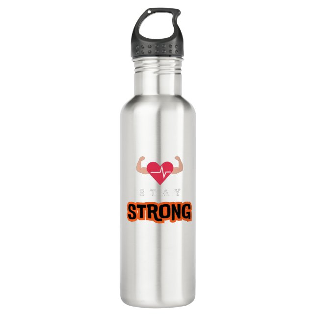 Stay Strong 710 Ml Water Bottle (Front)