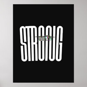 Stay Strong Always – Daily Motivation Wall Art