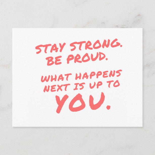 Stay Strong Cards | Zazzle UK