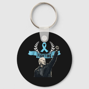 Stay Strong Biden Patriotic Support Ribbon Prostat Key Ring