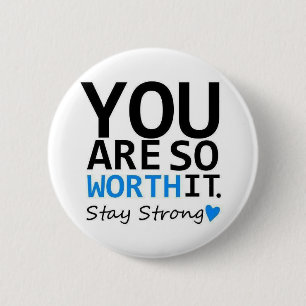 Stay strong button