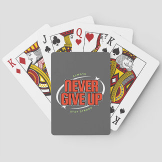 Stay Strong Carde Playing Cards