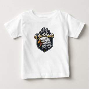 Stay Strong Eagle Outdoor Motivational quotes     Baby T-Shirt