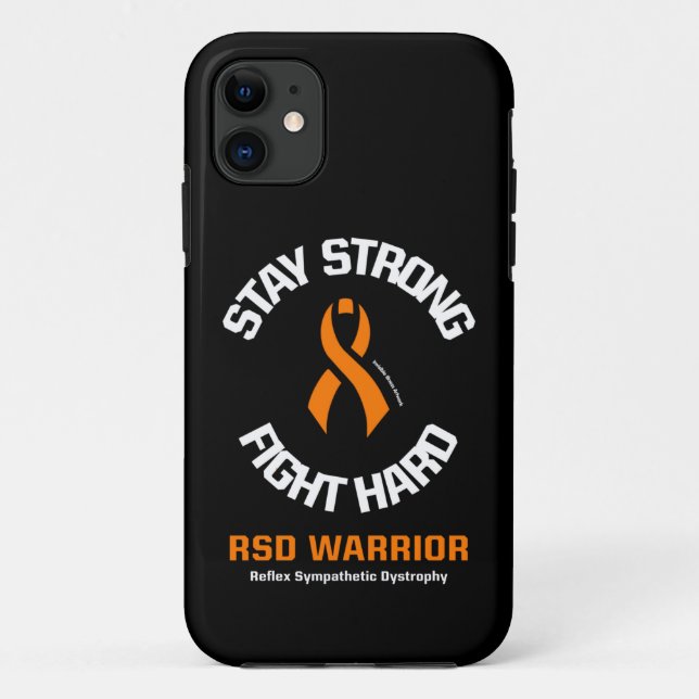STAY STRONG FIGHT HARD...CRPS Case-Mate iPhone CASE (Back)