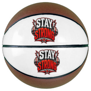 Stay Strong Fitness Motivation Gym Workout Design Basketball