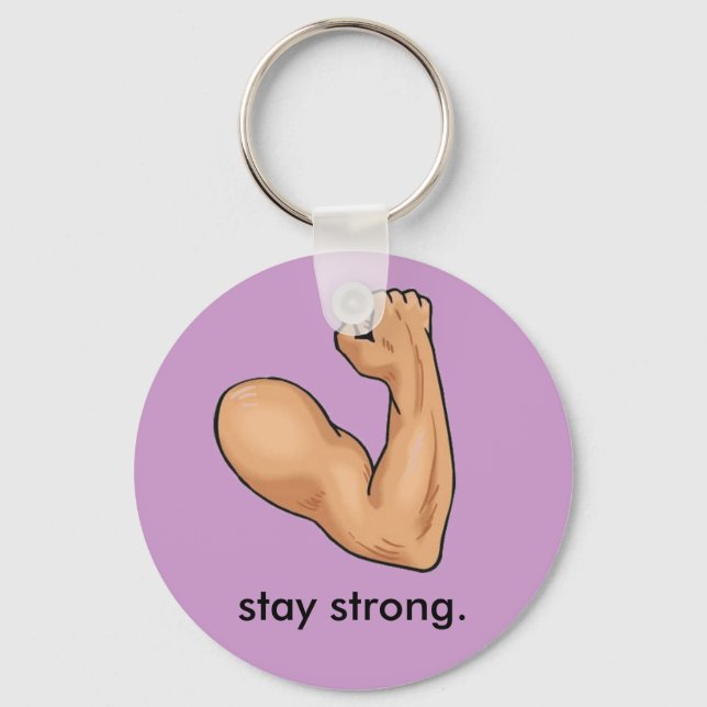 STAY STRONG. KEY RING (Front)