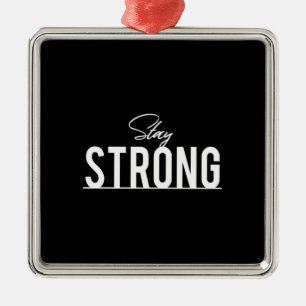 stay strong metal tree decoration