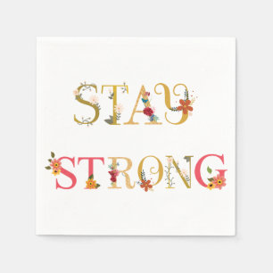 Stay strong napkin
