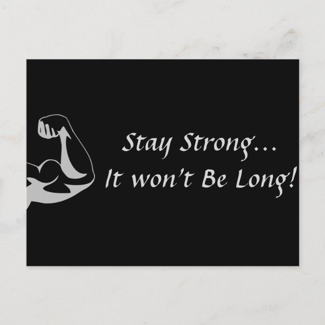 Stay Strong Postcard (Front)