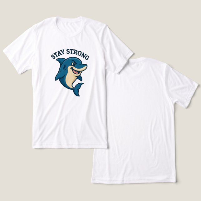 Stay Strong Splash Tri-Blend Shirt (Design Front & Back)
