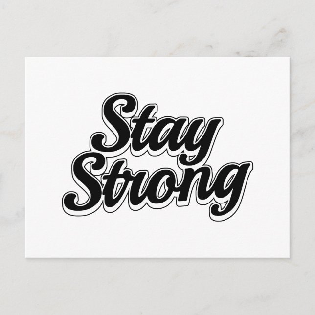 Stay Strong Sport Postcard (Front)
