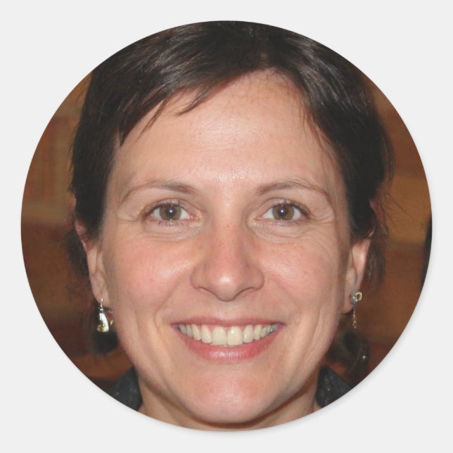 Stay Strong, Stay Positive Classic Round Sticker (Front)