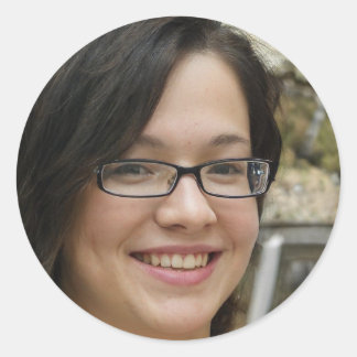 Stay Strong, Stay Positive Classic Round Sticker