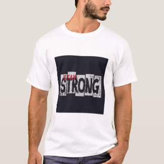 STAY STRONG TEXT PRINTED T-SHIRT