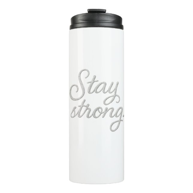 Stay Strong   Tri-Blend Shirt Two-Tone Coffee Mug (Front)